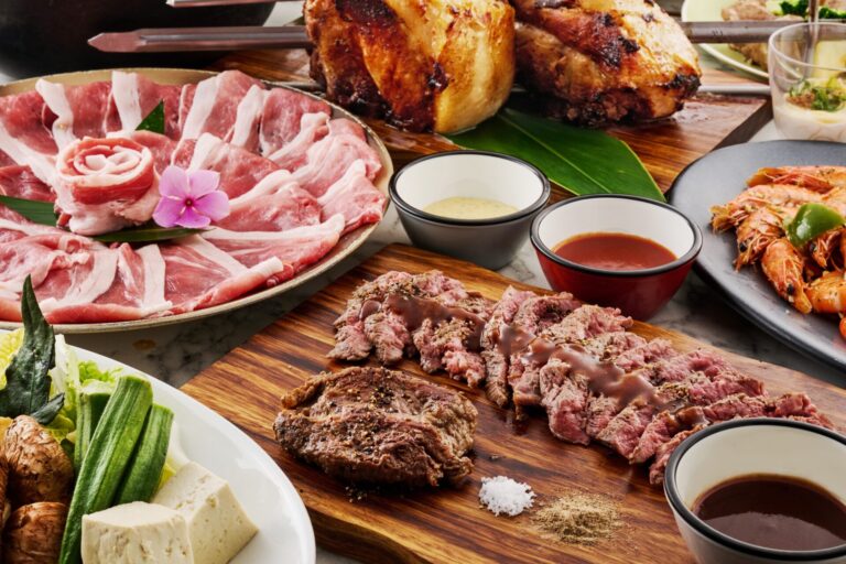 夏のレストランフェア「あぐー豚しゃぶしゃぶ鍋&熱々ステーキを食べ放題!沖縄グルメビュッフェ」