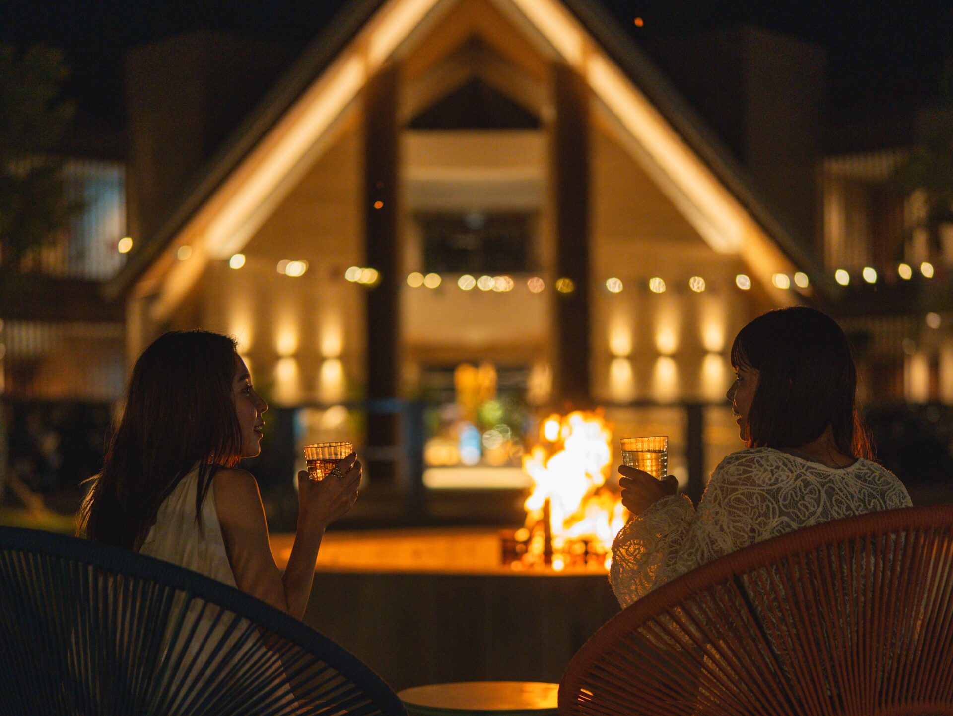 【公式サイト限定・3月アネックス棟限定】焚火Barで愉しむ「焼きマシュマロセット+沖縄おでん」&レンズ付きフィルム「写ルンです」を1部屋に1個プレゼント<朝食付・ラウンジフリーフロー>