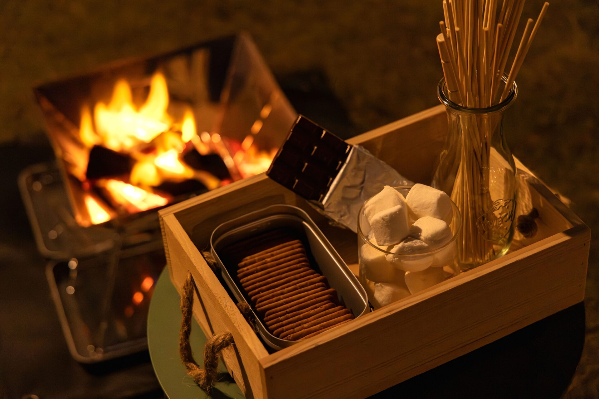 【公式サイト限定・3月アネックス棟限定】焚火Barで愉しむ「焼きマシュマロセット+沖縄おでん」&レンズ付きフィルム「写ルンです」を1部屋に1個プレゼント<朝食付・ラウンジフリーフロー>